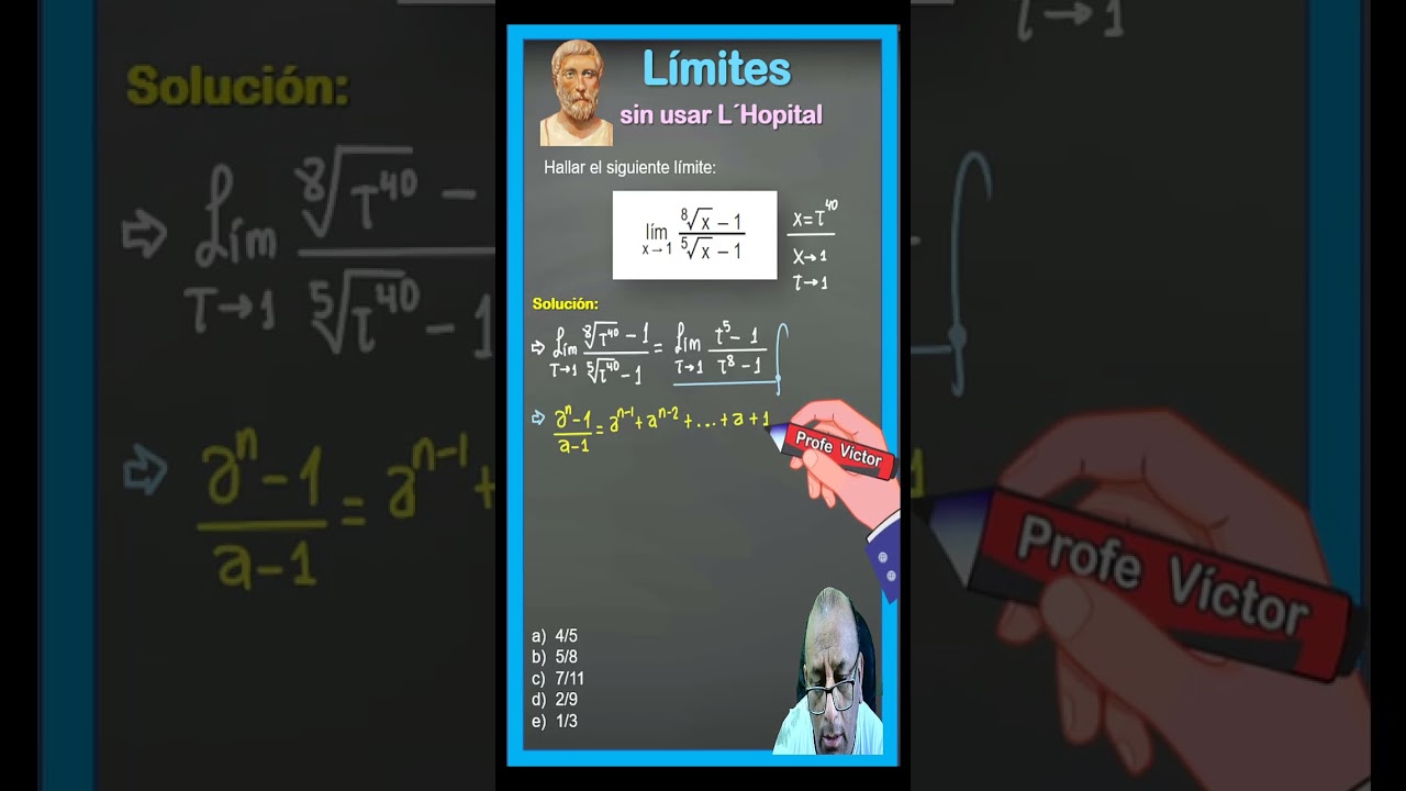 LIMITES SIN L´HOPITAL