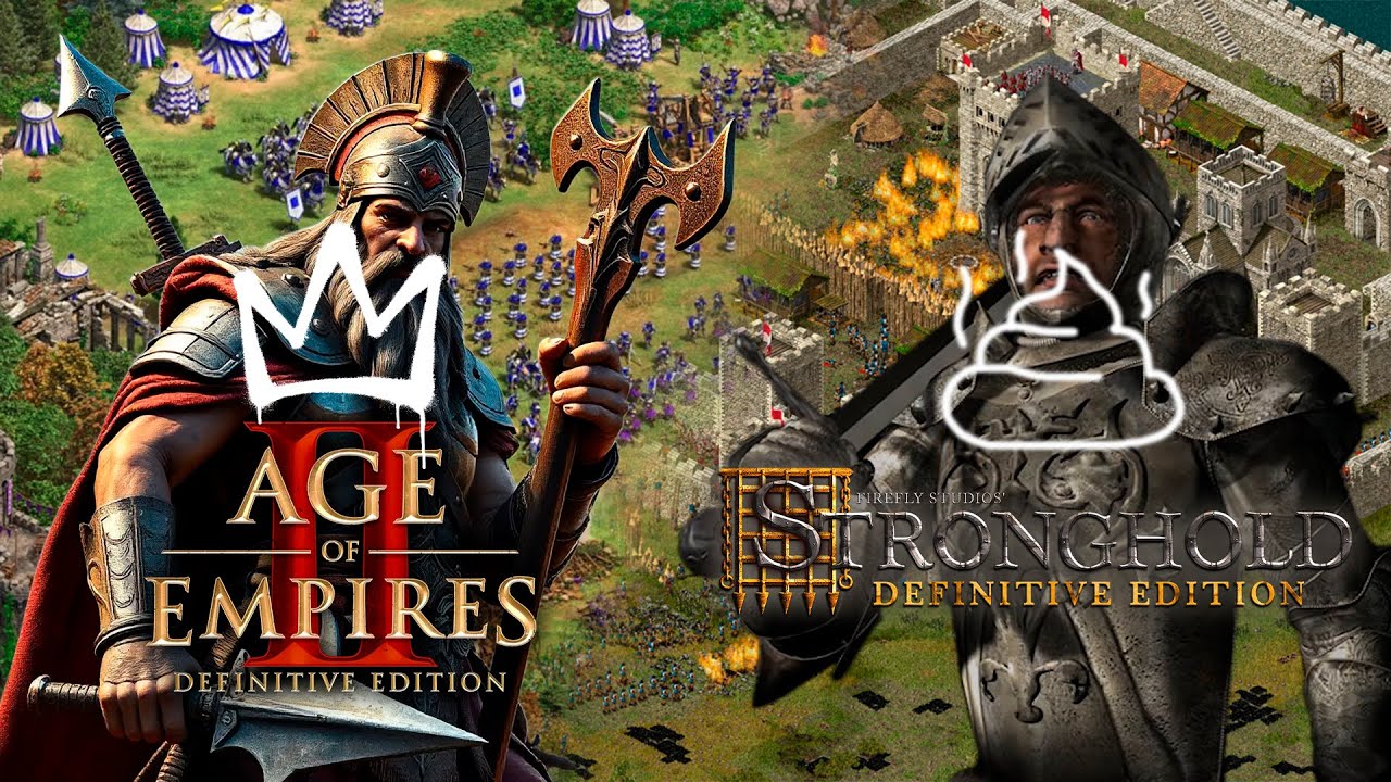 AOE II - король, а Stronghold - говно? | Сравнение Age Of Empires II DE и Stronghold DE