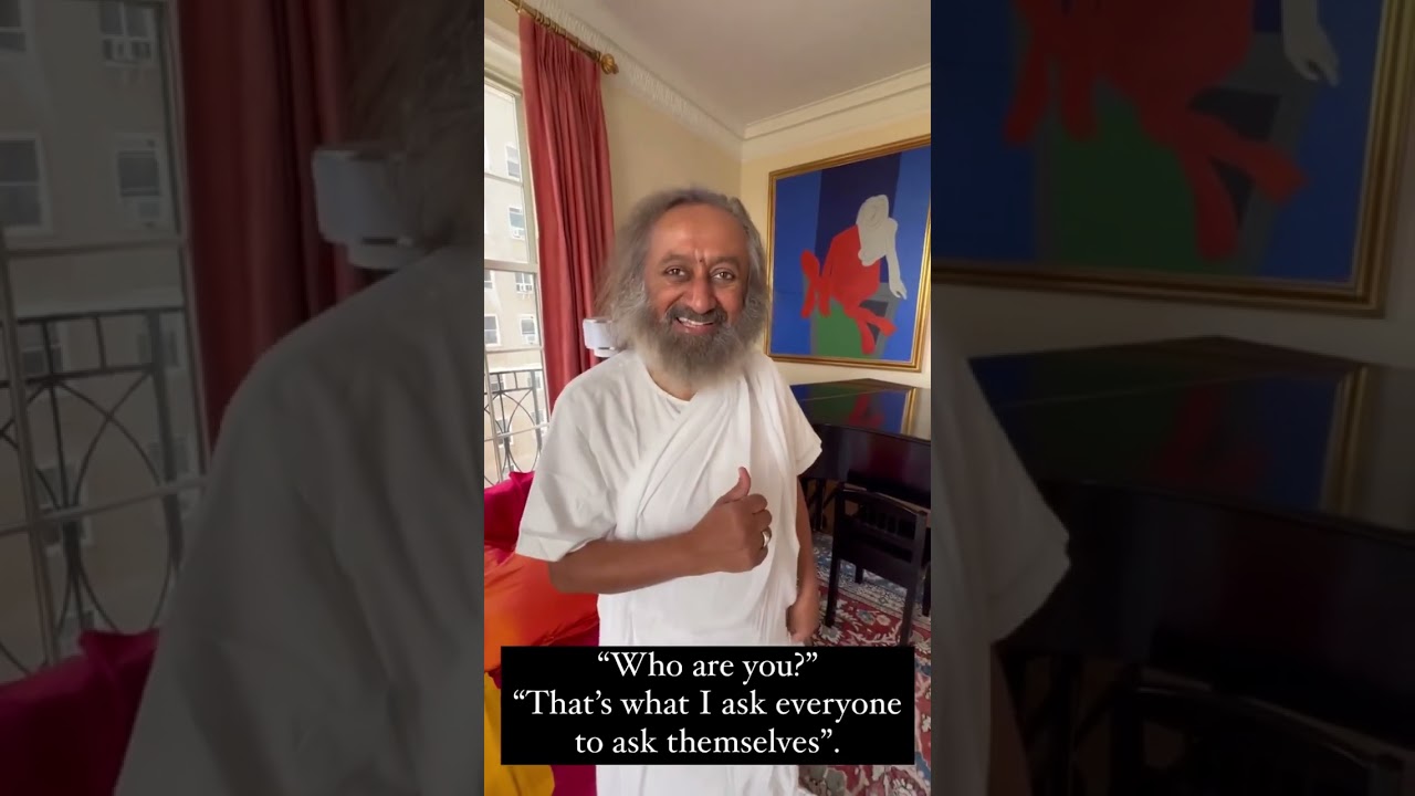 Who is Gurudev Sri Sri Ravi Shankar? asks @NasDaily  | Ask yourself - Who Am I? @gurudev #shorts