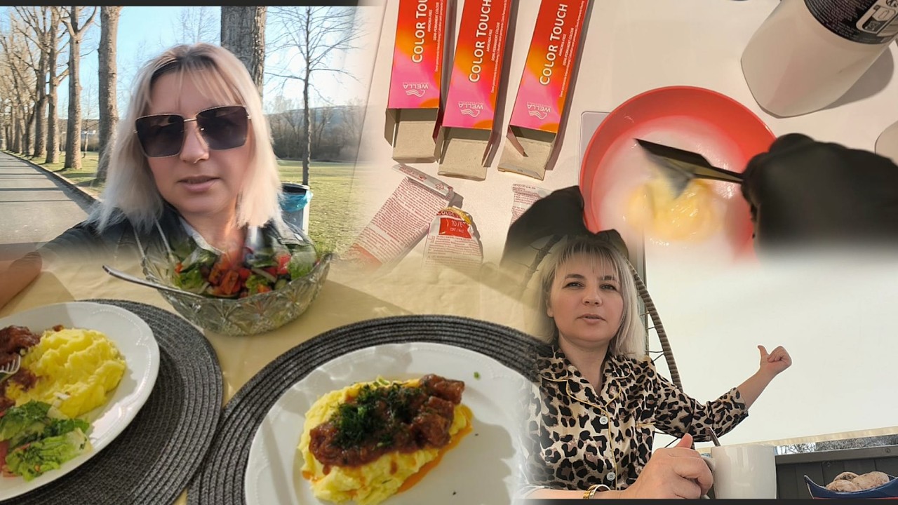 Захотела, ага😁Крашу волосы😊Готовлю гуляш😋Столовская еда🍽️Две зимы пережила и как новенькая🤩
