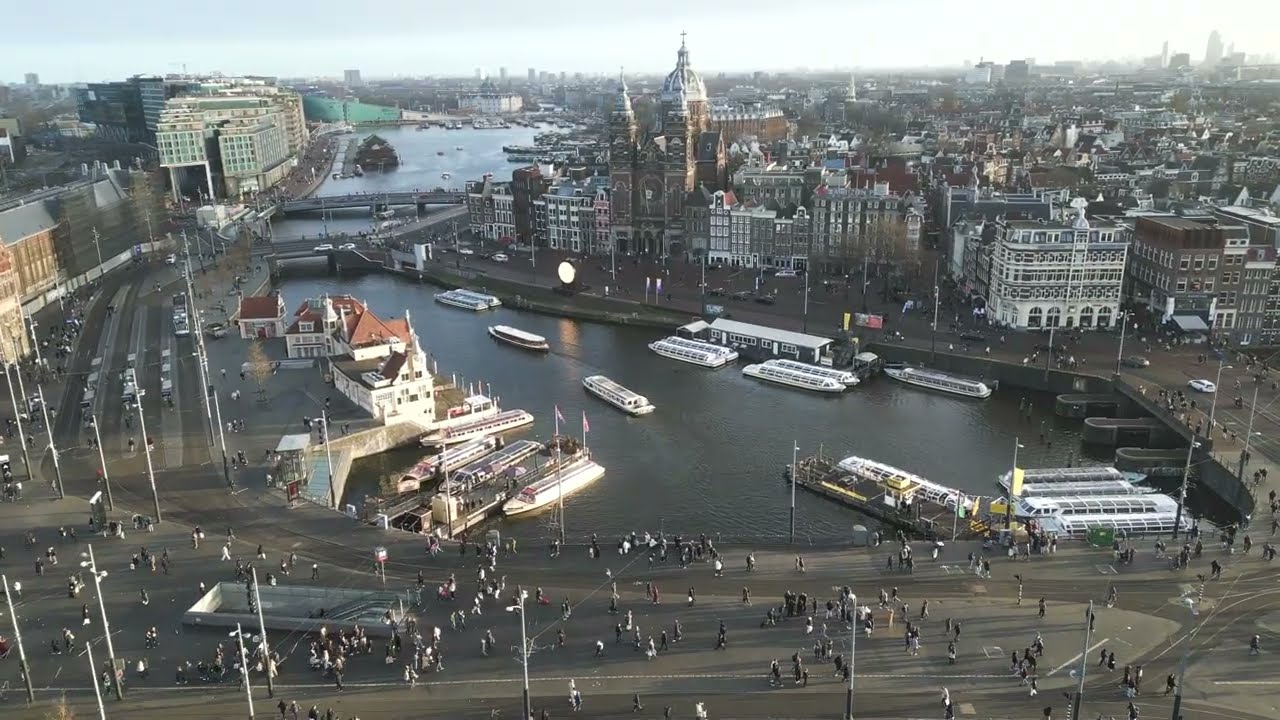 The Flying Dutchman Above Amsterdam