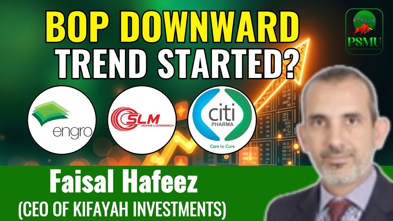 BOP Downward Trend Started | Faisal Hafeez | Engroh, Slm, Cphl | 9 Jun | PSMU