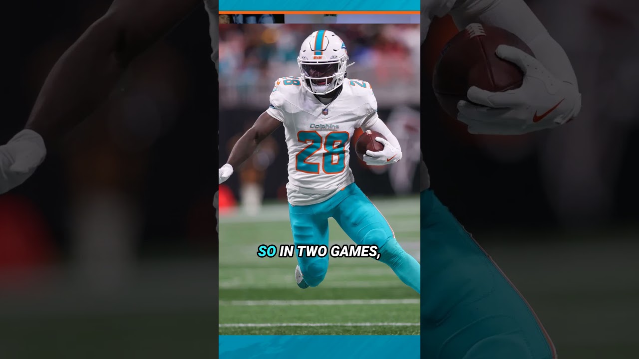 De’Von Achane Just BROKE a Dolphins Franchise Record 😳 🔥 