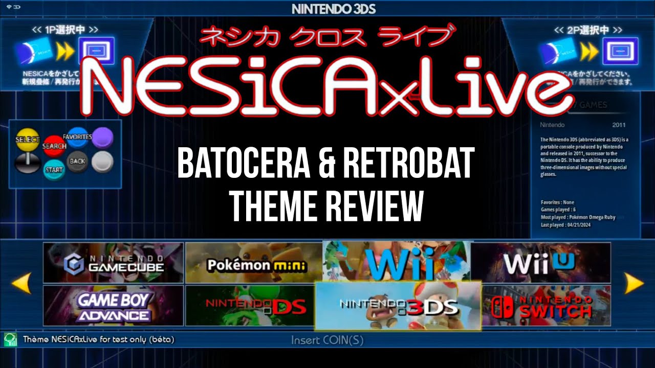 Обзор новых тем Batocera и RetroBat! NESiCAxLive