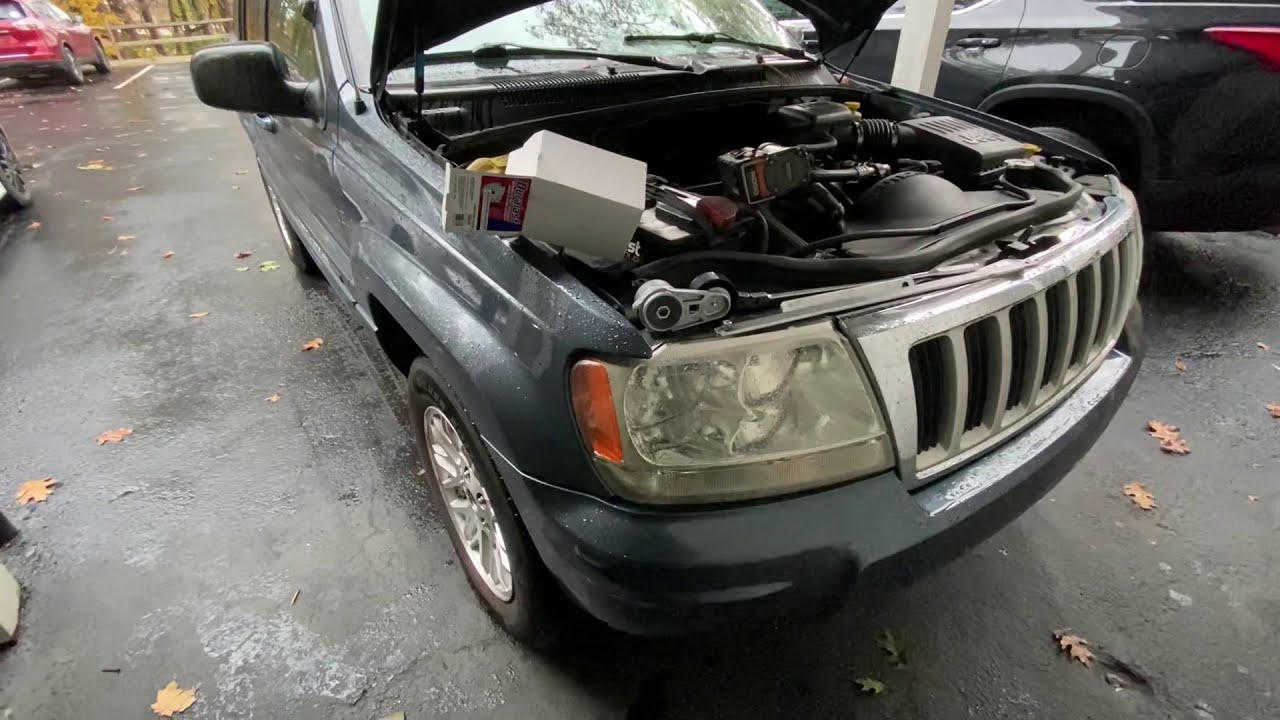 2004 Jeep Grand Cherokee 4.0 belt / belt tensioner replacement