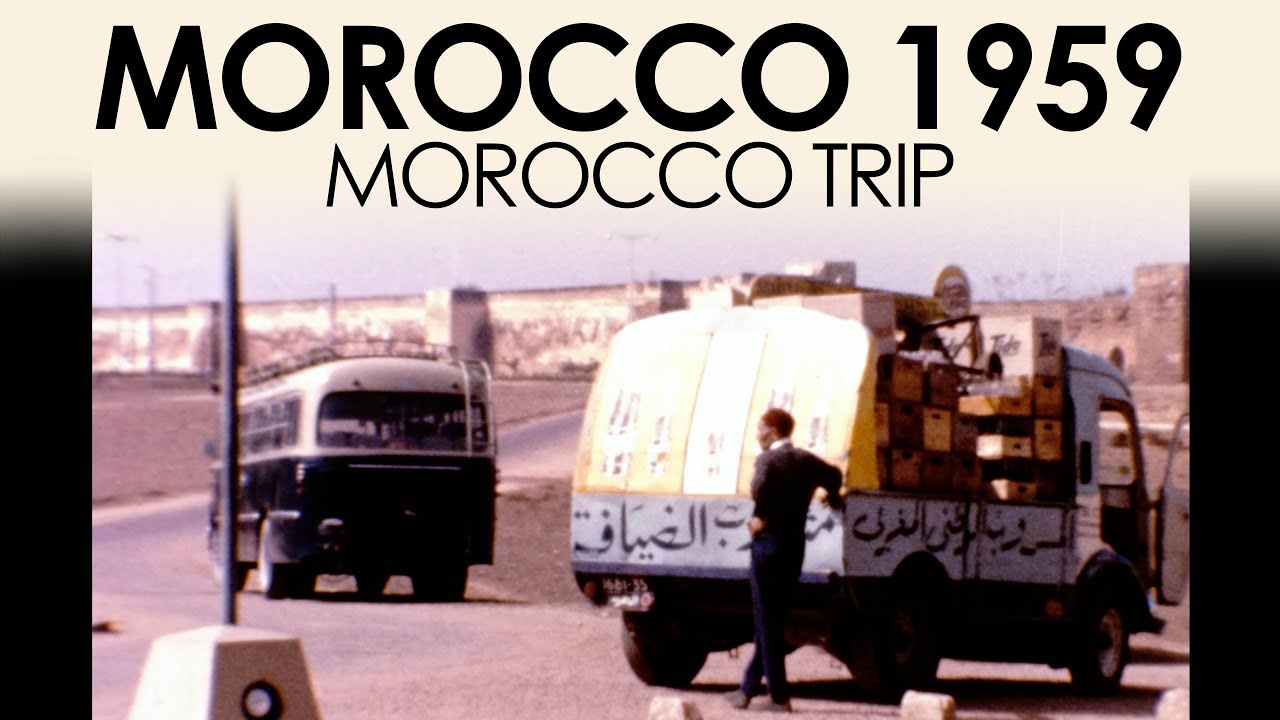 Archive footage of Marocco in the 1950s | Unreleased home movie film