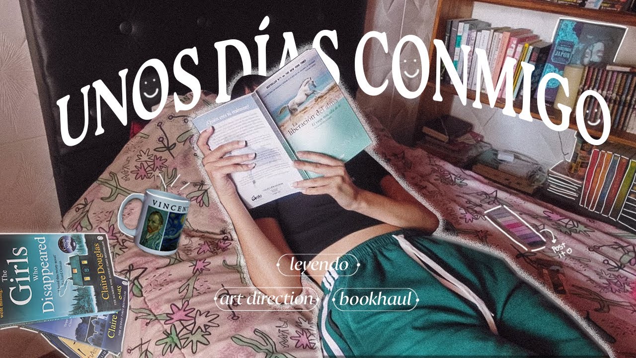 vlog: unos días conmigo (art direction, book haul, reading vlog) 👩🏻‍🎨📚