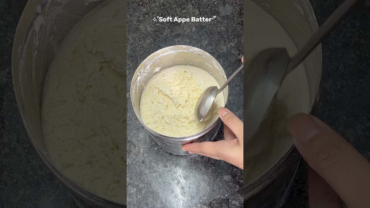 How to make perfect appe batter #shorts #food #viral #recipe #appe #idli #easyrecipe
