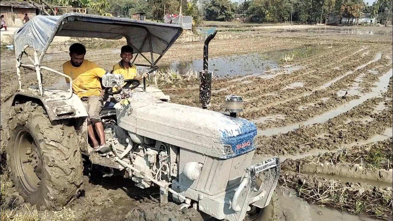 Tractor working with rotavator | Part 1 