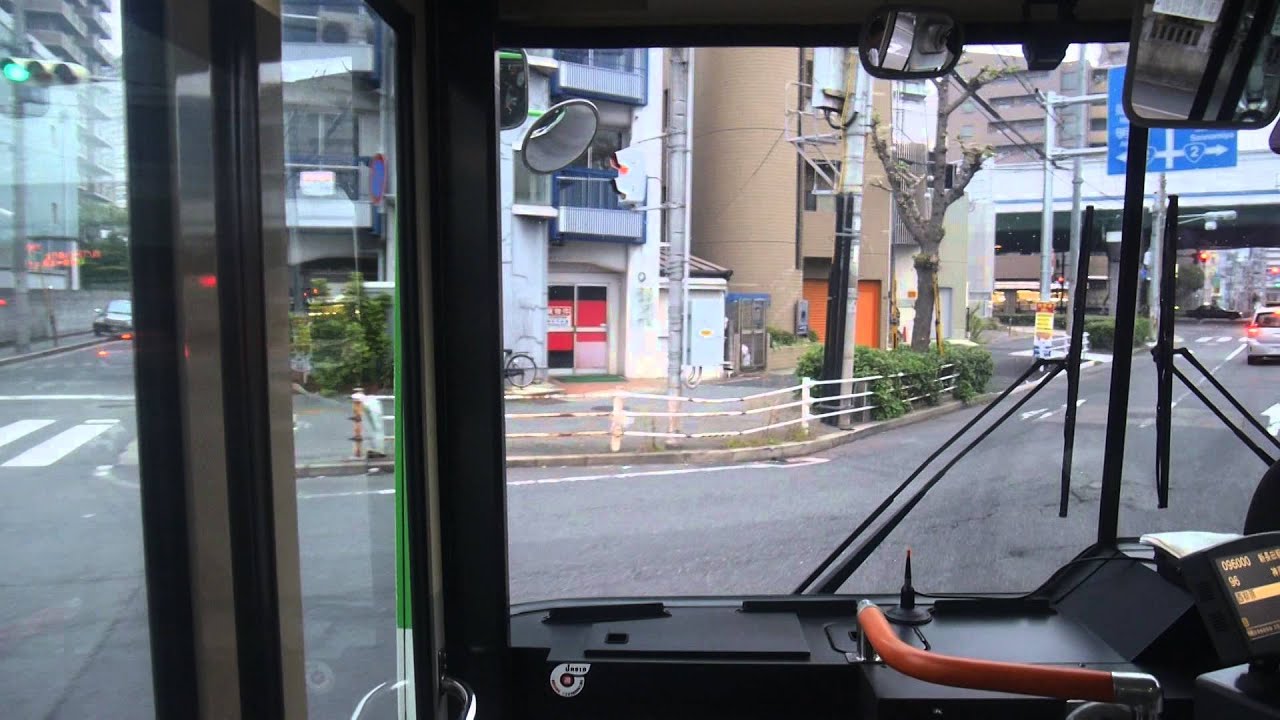【前面展望】神戸駅～松原通～新長田駅【神戸市交通局バス・95系統_日本縦断中！】