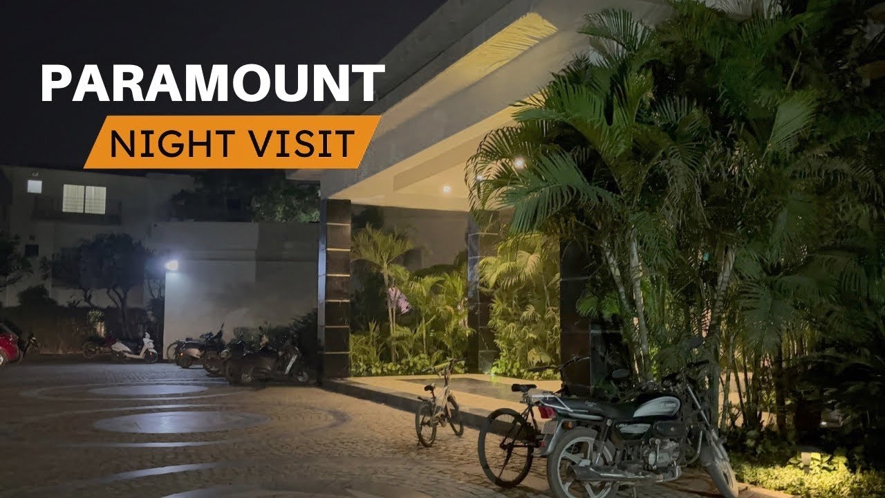 Paramount Golf Forest Night Tour || Paramount Villas Greater Noida
