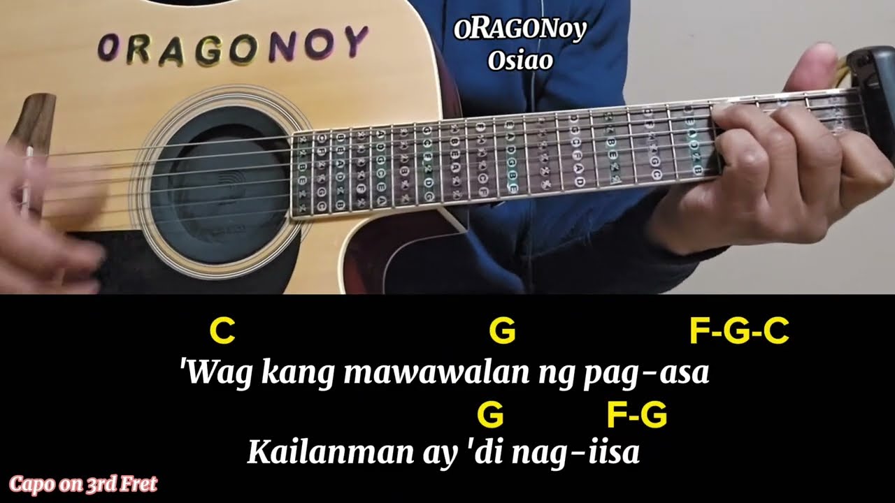 Tuloy Ang Laban / with Guitar Chords ( Acoustic Cover)