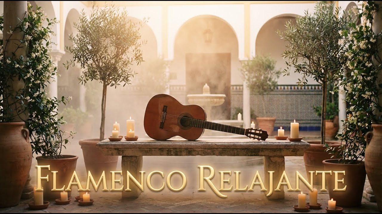 🌌 Melodías Nocturnas de Guitarra Española Serena