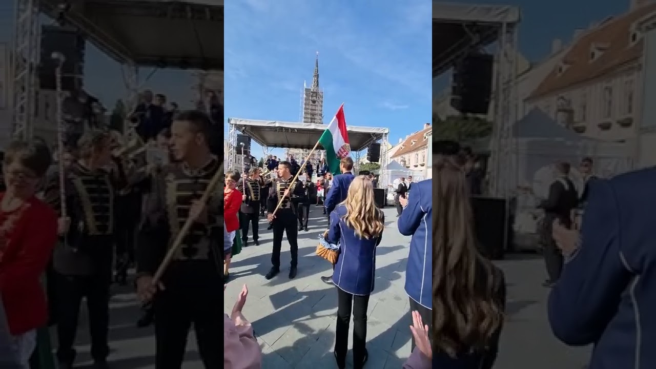 Fúvós zenekarok fogadása, köszöntése Kőszegen 🎷🎺🥁🪄🎼