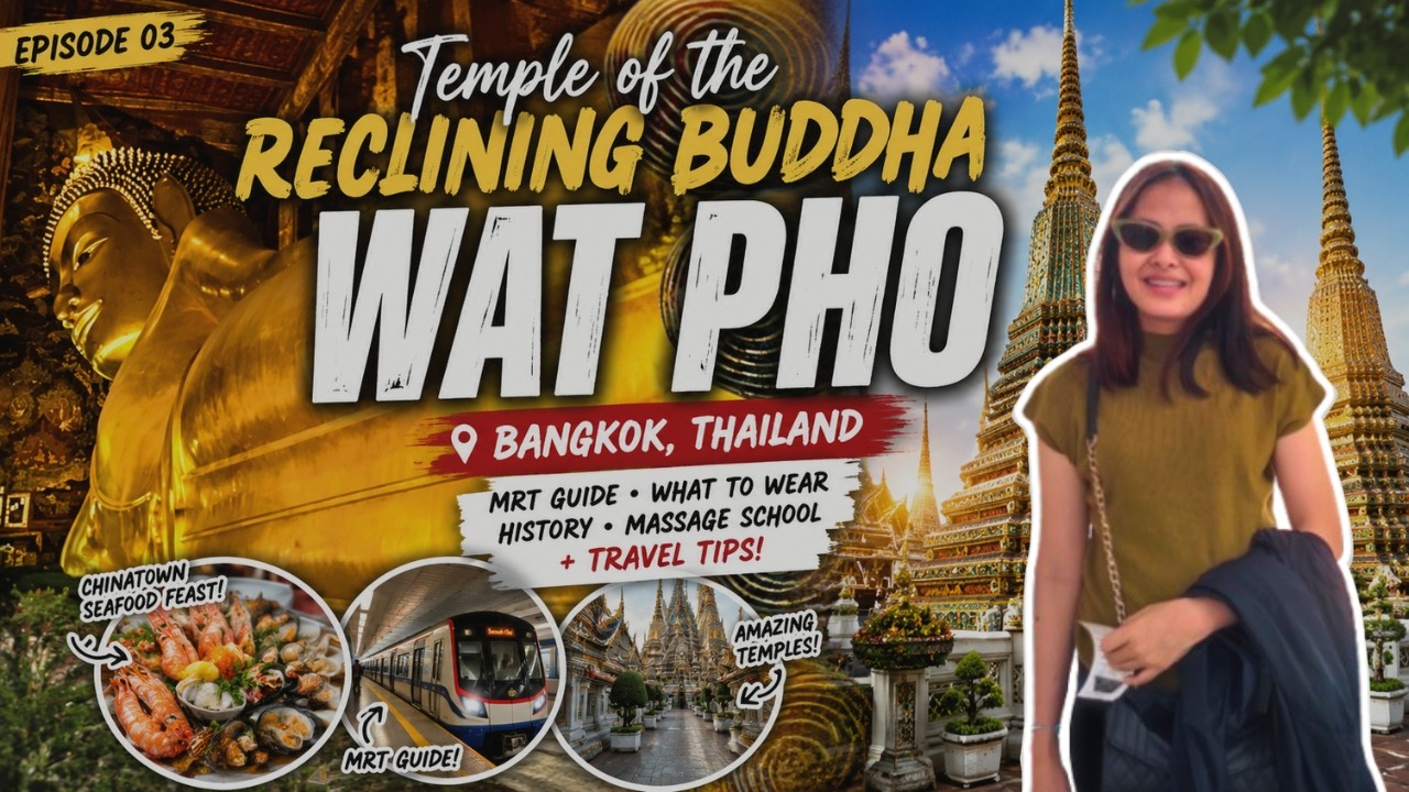 Wat Pho Bangkok 🇹🇭 | Reclining Buddha Guide + Thailand Travel Vlog 2026