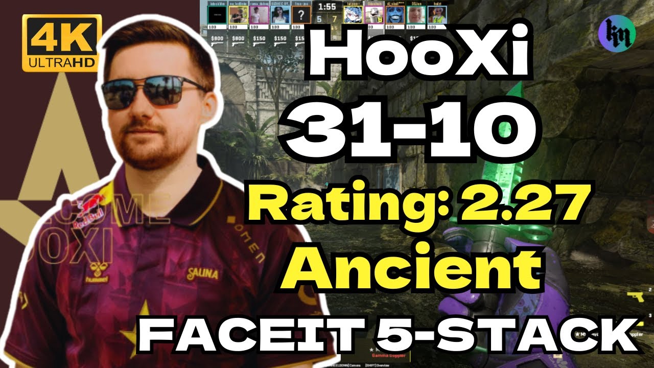 HooXi (31-10) Rating:2.27 (Ancient) | FACEIT avg. 3000 | Aug 25, 2025 | CS2 POV/DEMO