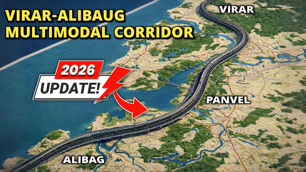 Virar Alibaug Multimodal Corridor 2026 : Mumbai&rsquo;s Game Changer! (May 2026 Ground Reality)