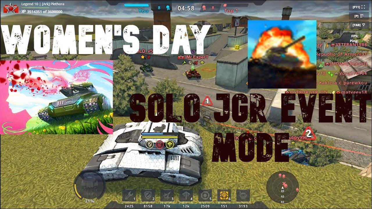 Tanki Online | Women's Day | Solo Juggernaut Event Mode
