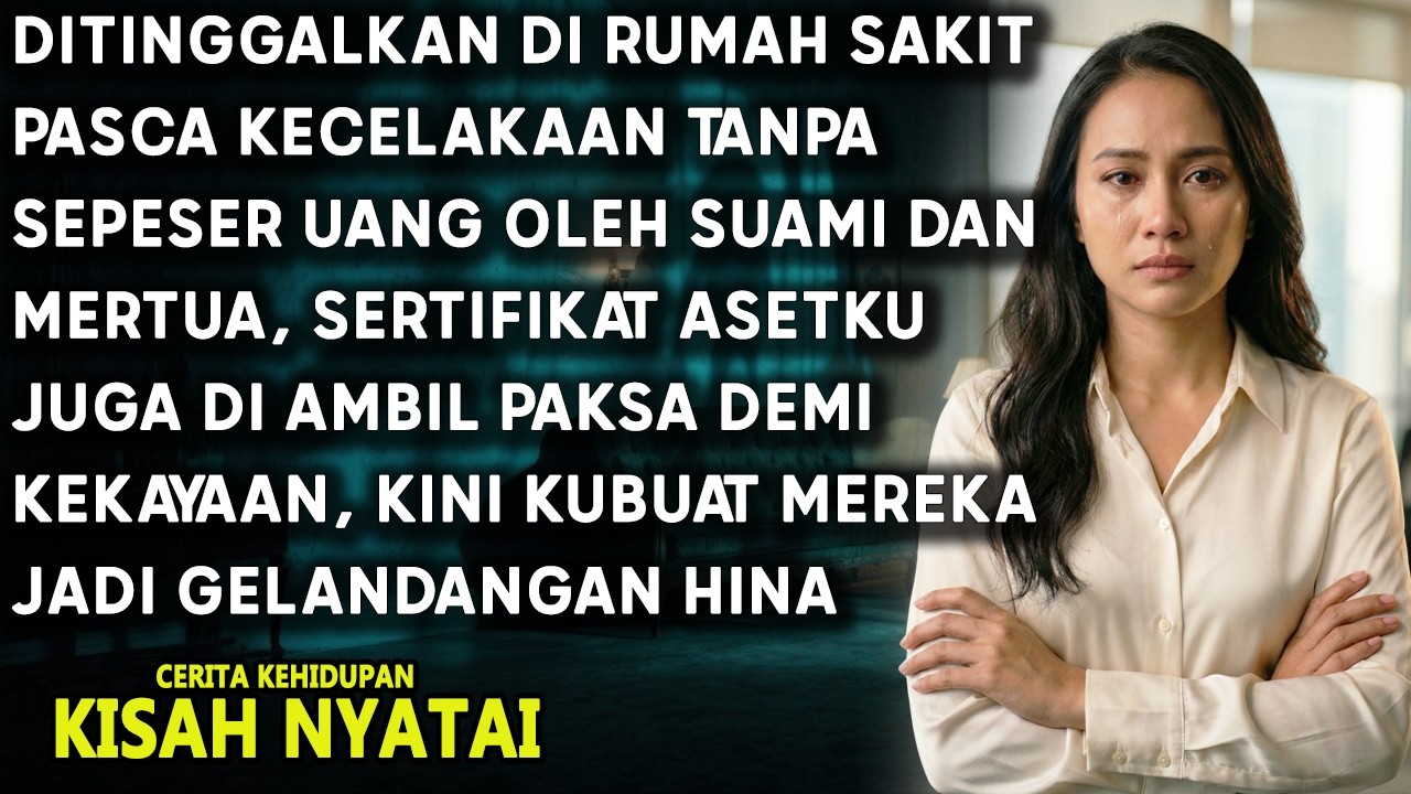 TEGA TINGGALKAN AKU DI RS TANPA UANG & CURI SERTIFIKAT! KINI SUAMI & MERTUA NANGIS JADI GELANDANGAN!