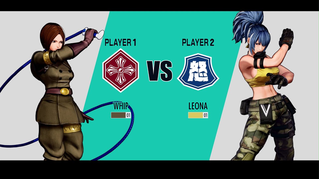 The King Of Fighters XV | Whip VS Leona