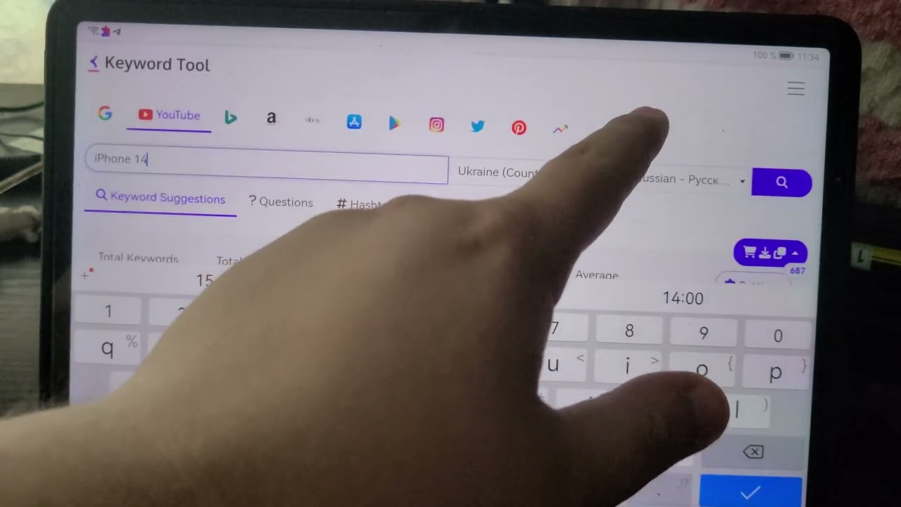 KEYWORDTOOL.io как пользоваться и подобрать ключевые слова для сайта, Ютуба и других соцсетей