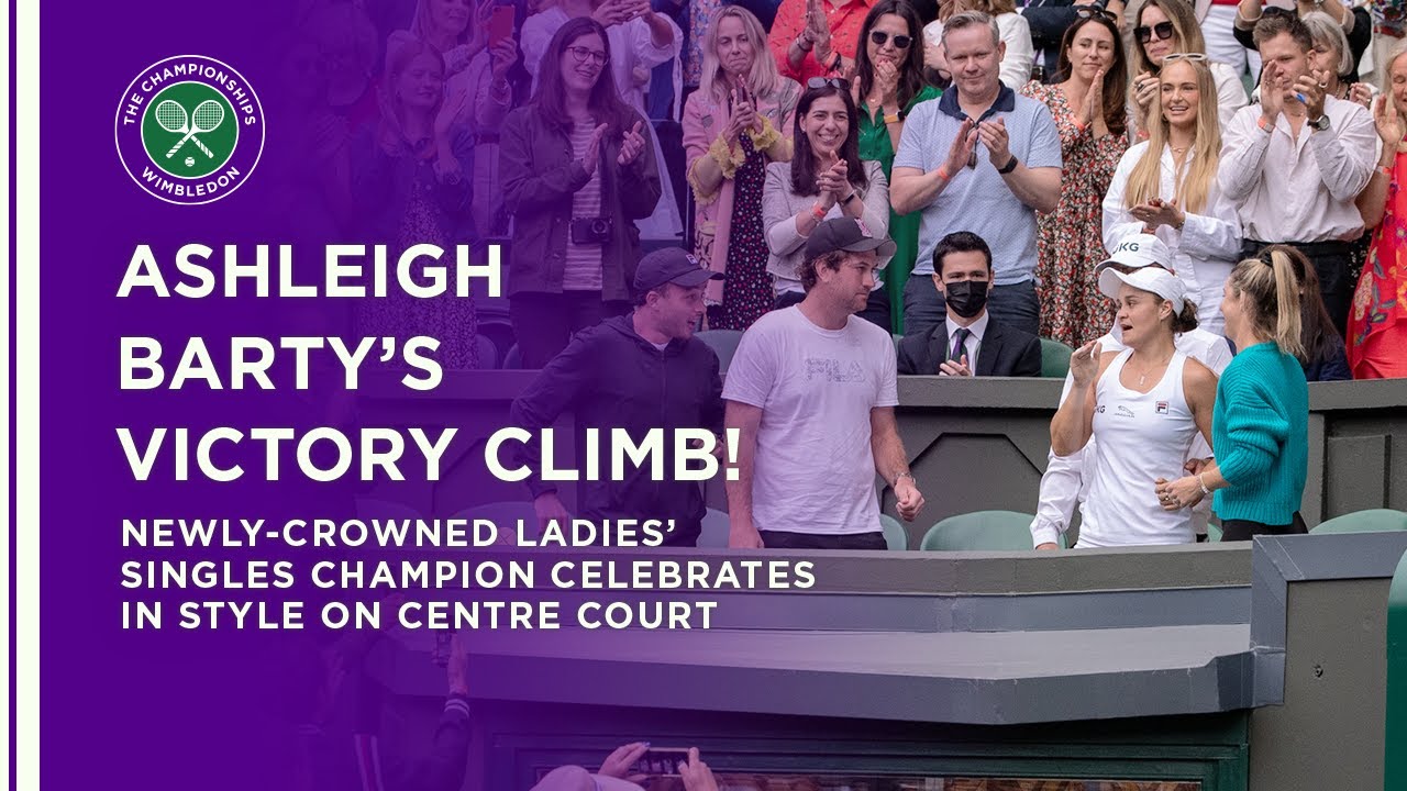 2021 Champion Ashleigh Barty's Victory Climb | Wimbledon 2021