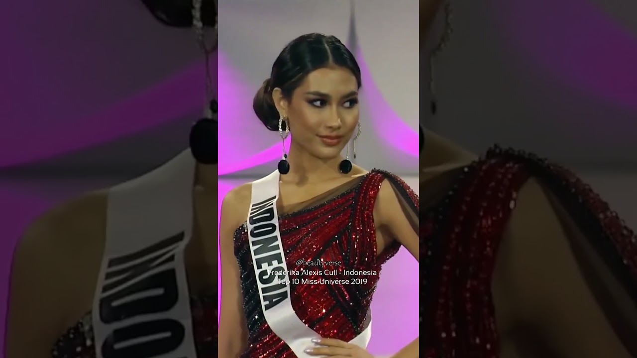 Frederika Alexis Cull - Indonesia | Top 10 Miss Universe 2019 - Evening Gown Transformation