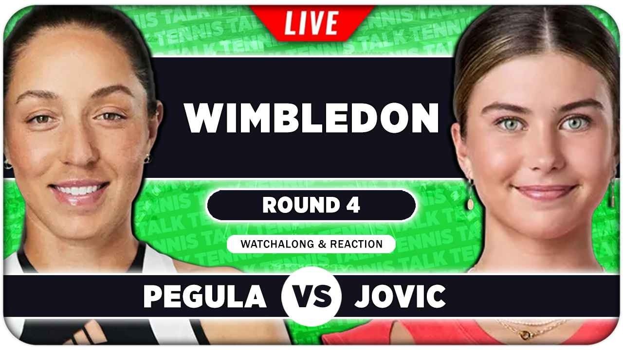 PEGULA vs JOVIC &bull; Wimbledon 2026 &bull; LIVE Tennis Watchalong