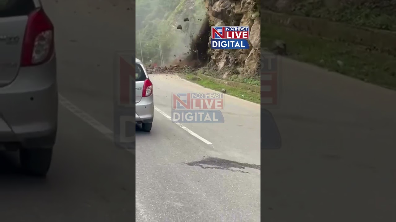 Narrow Escape for Many as Rockslide Hits Dirang-Tawang Road, Vehicles Crushed, Connectivity Snapped