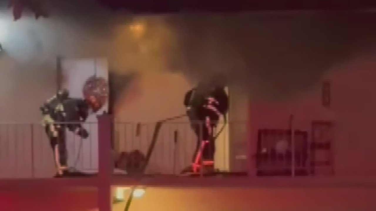 Nurse left without a home after Hollywood apartment fire