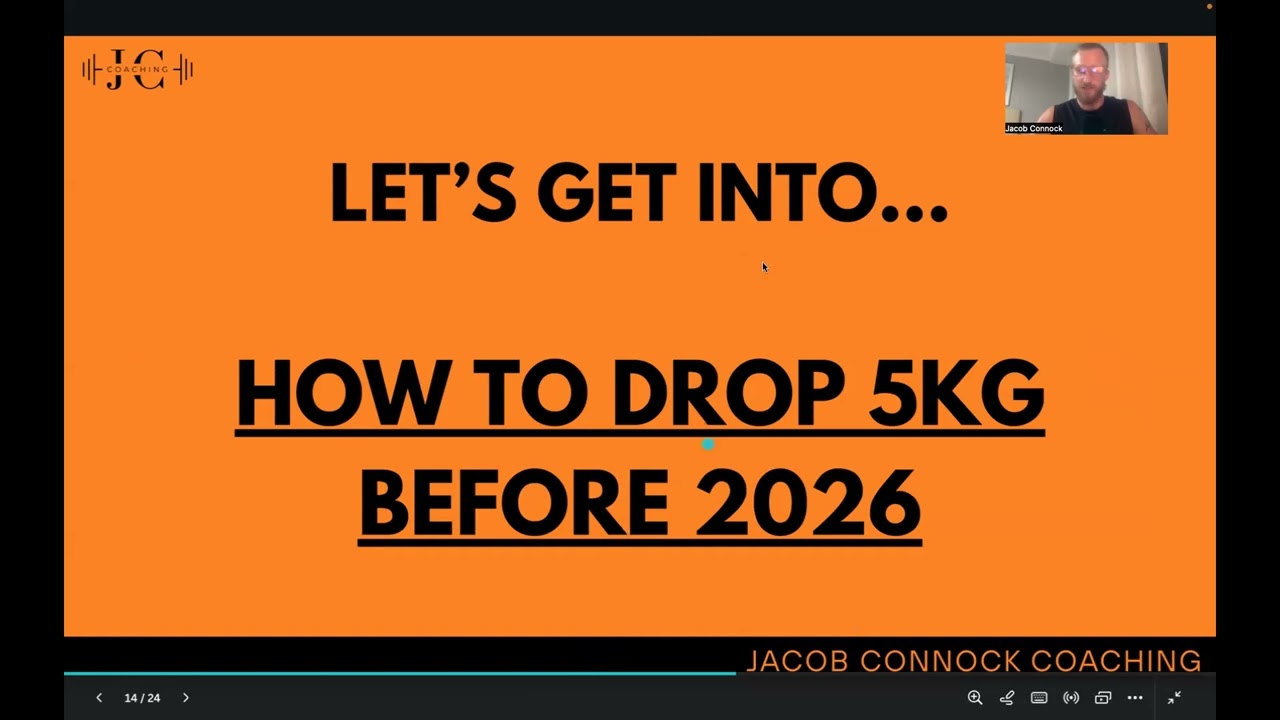 LIVE WORKSHOP (17/11/25) - How To Lose 5kg Before 2026 (As Work Travel Slows Down For The Xmas Time)