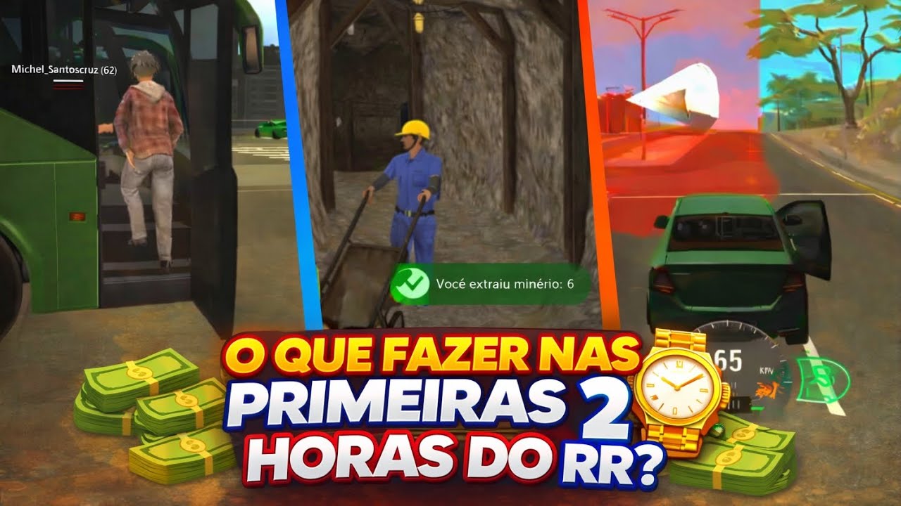 Vem descobrir oque fazer nas primeiras 2 Horas do Rio Rise✨️⏱️💲