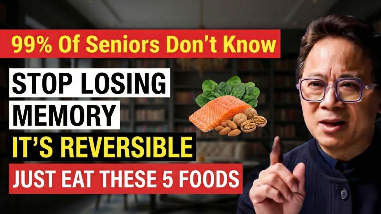 Your Brain Shrinks After 60: Stop It With These 5 Vitamins | Dr. William Li