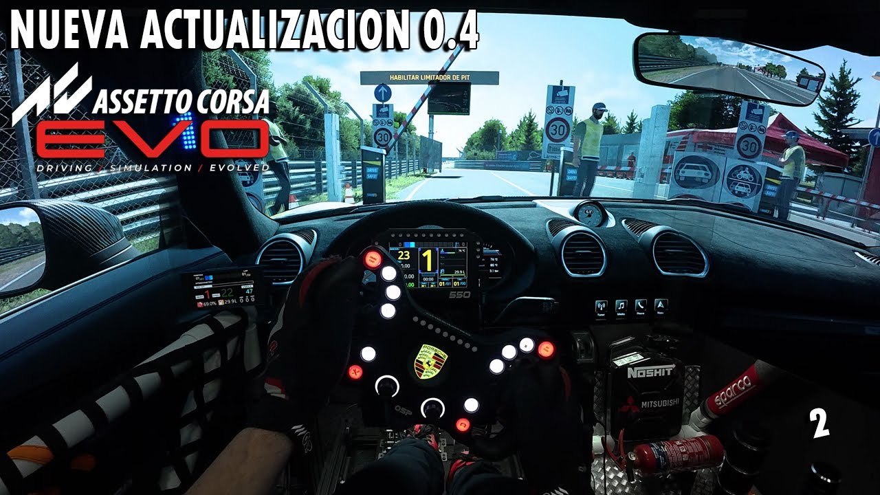 Assetto Corsa EVO 0.4  - Locuara de actualizacion primera vez en Nordschleife