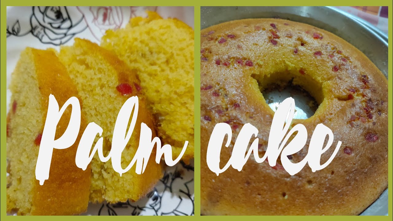 Palm Fruit Cake 🍰 | Soft Spongy Taler Donut Cake Recipe👈