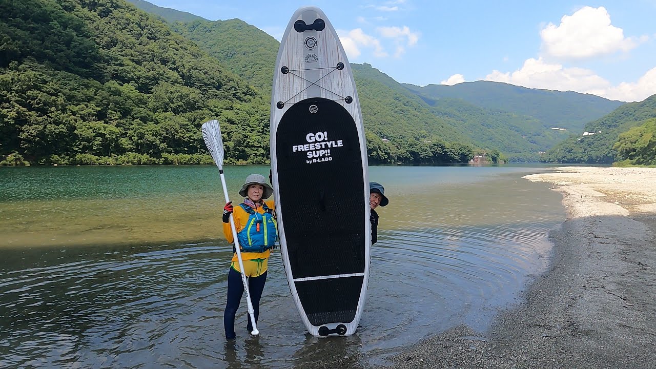 SUP漕ぎ活 2024/08/03 SOUYU STICK DRIFTER R-LABO 9.8 2024モデル 進水式