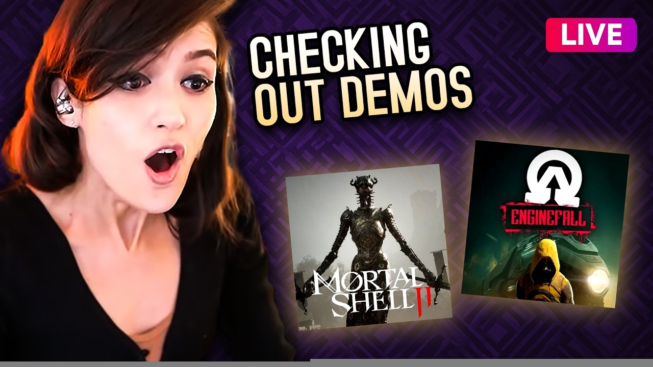 STEAM NEXT FEST DEMOS 💜 Checking out Enginefall Demo!!!