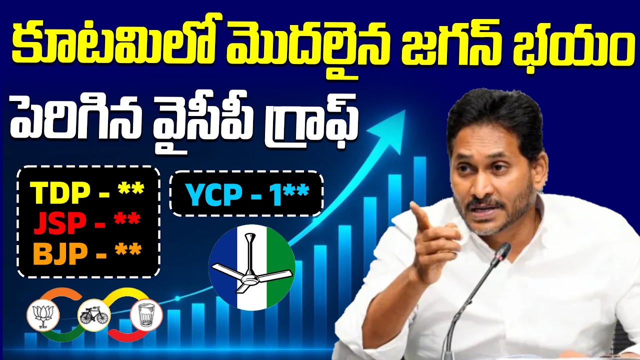 పెరిగిన వైసీపీ గ్రాఫ్..! కూటమిలో మొదలైన జగన్ భయం | YS Jagan Master Plan 2026 | TDP Alliance
