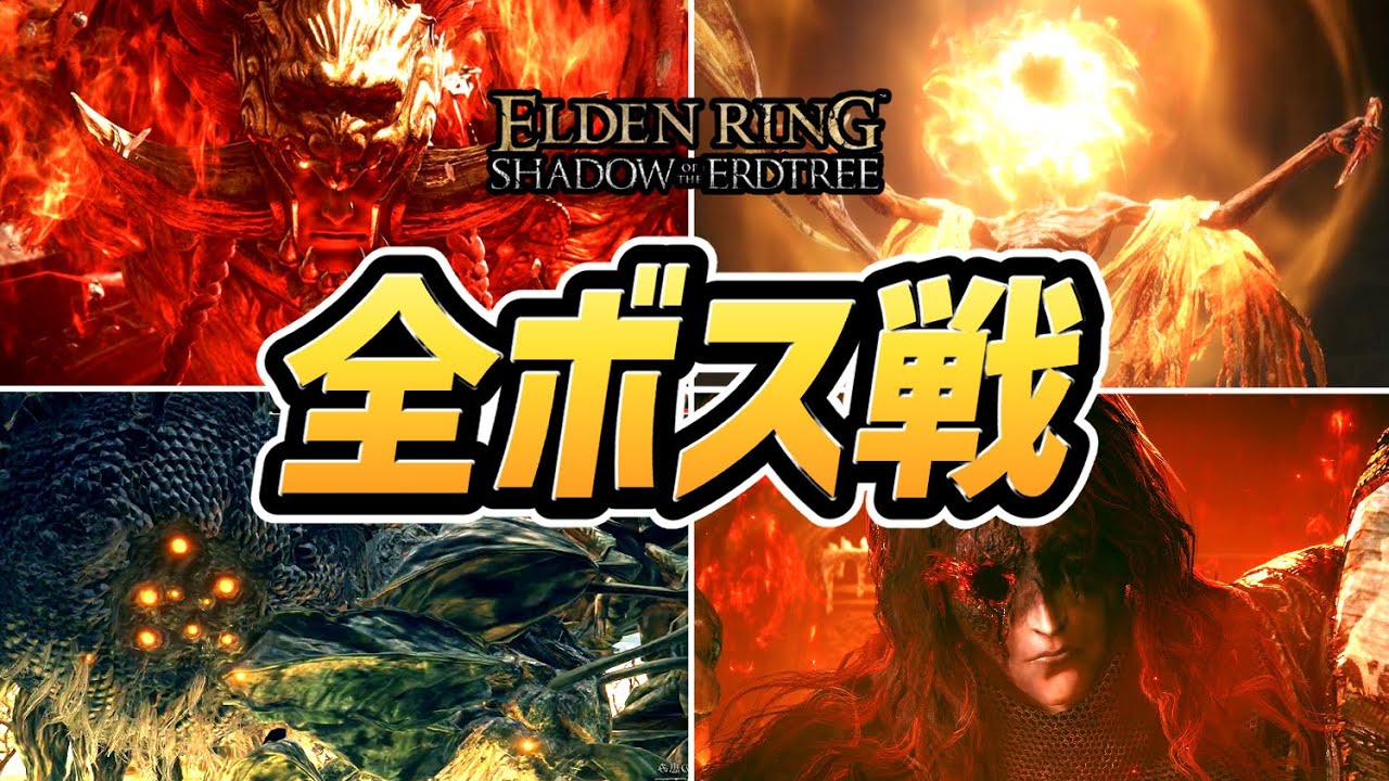 【エルデンリング DLC】全ボス戦まとめ【ネタバレ注意】