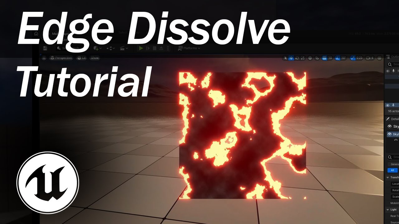 Учебное пособие по Unreal Edge Dissolve.