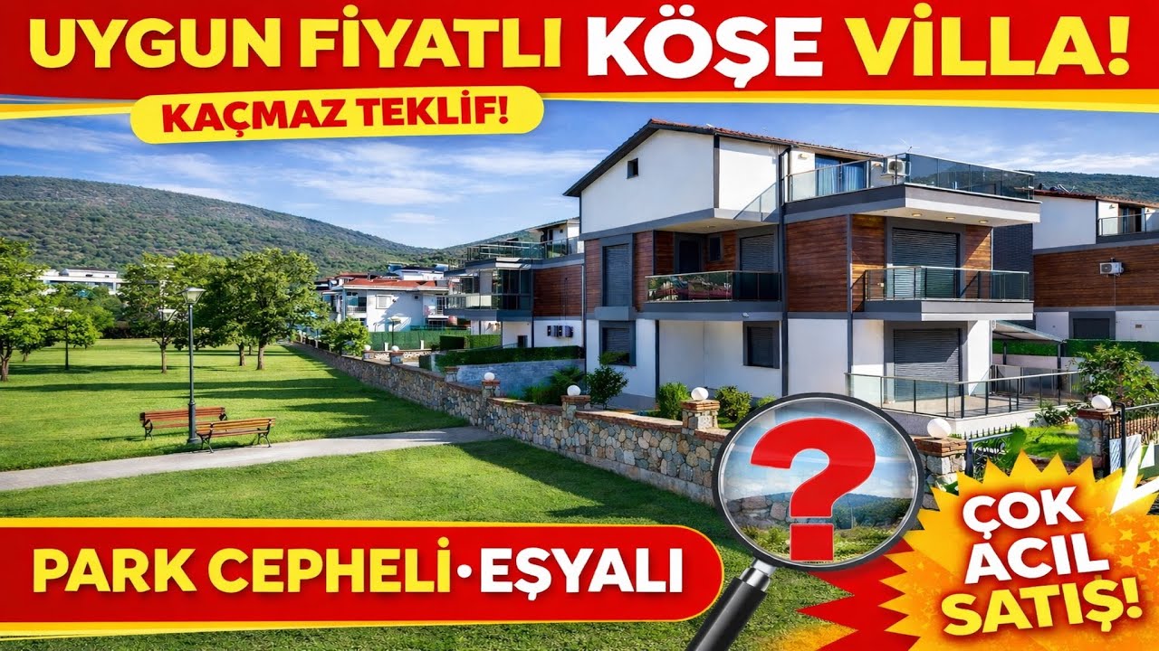 FİYAT DÜŞTÜ ACİL SATILIK KÖŞE KONUMDA PARK ÇEPHELI 4+1 TRİPLEKS HAVUZLU OTOPARKLI EŞYALI