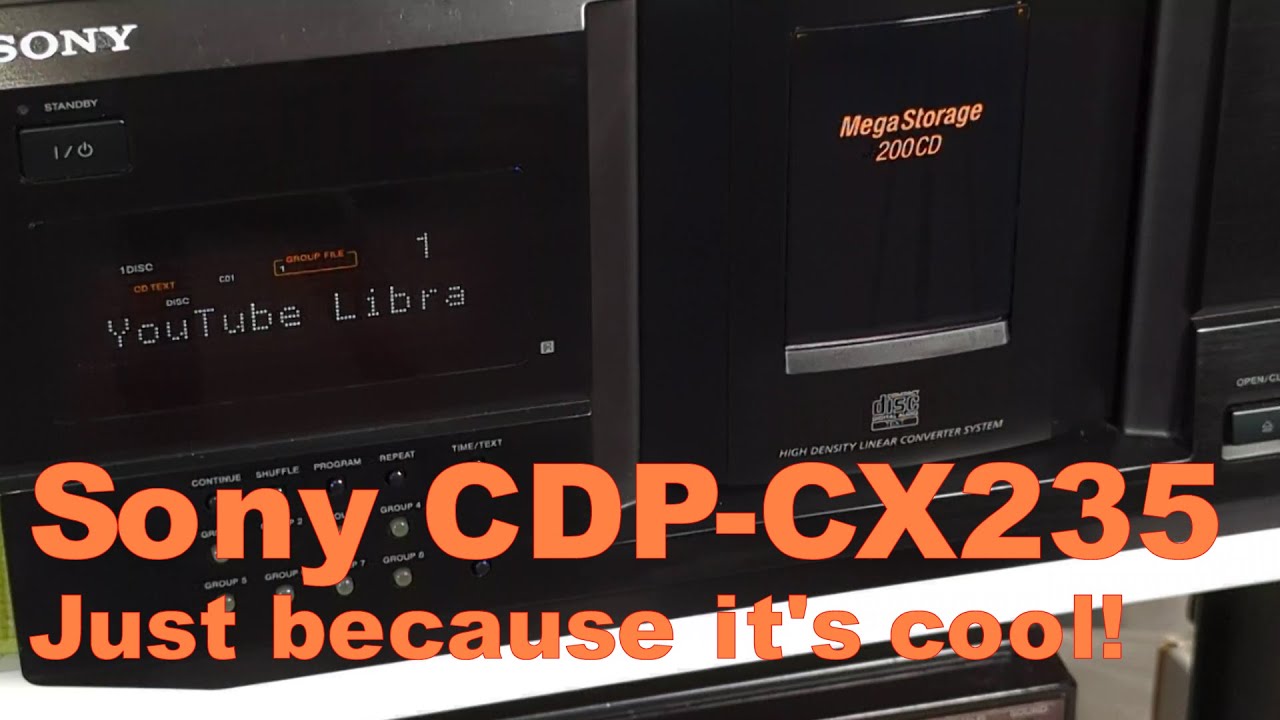 Sony CDP-CX235 Megastorage - 200 CD unit overview