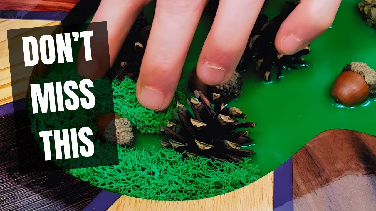 Wood, Moss, Acorns & Resin — Watch the Final Effect