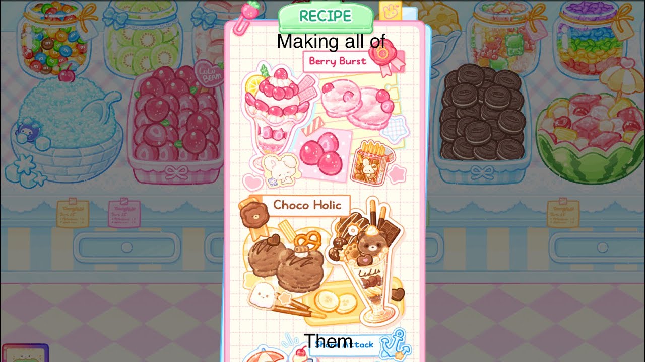 Making all of them! 