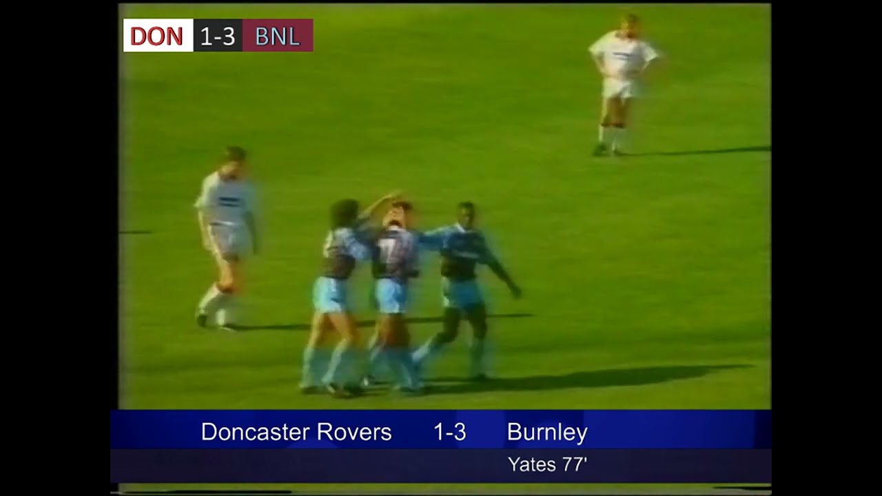 31-08-1991 Doncaster Rovers v Burnley