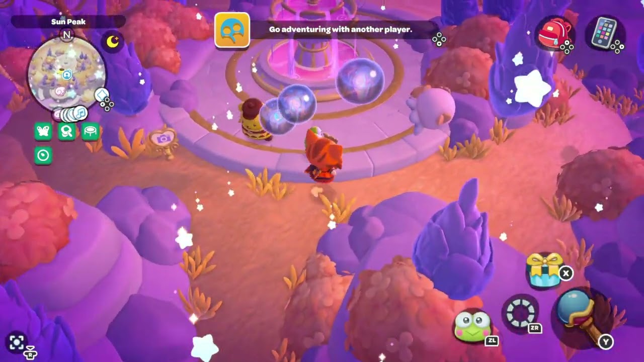 Catching Floopy Balloopers in Hello Kitty Island Adventure