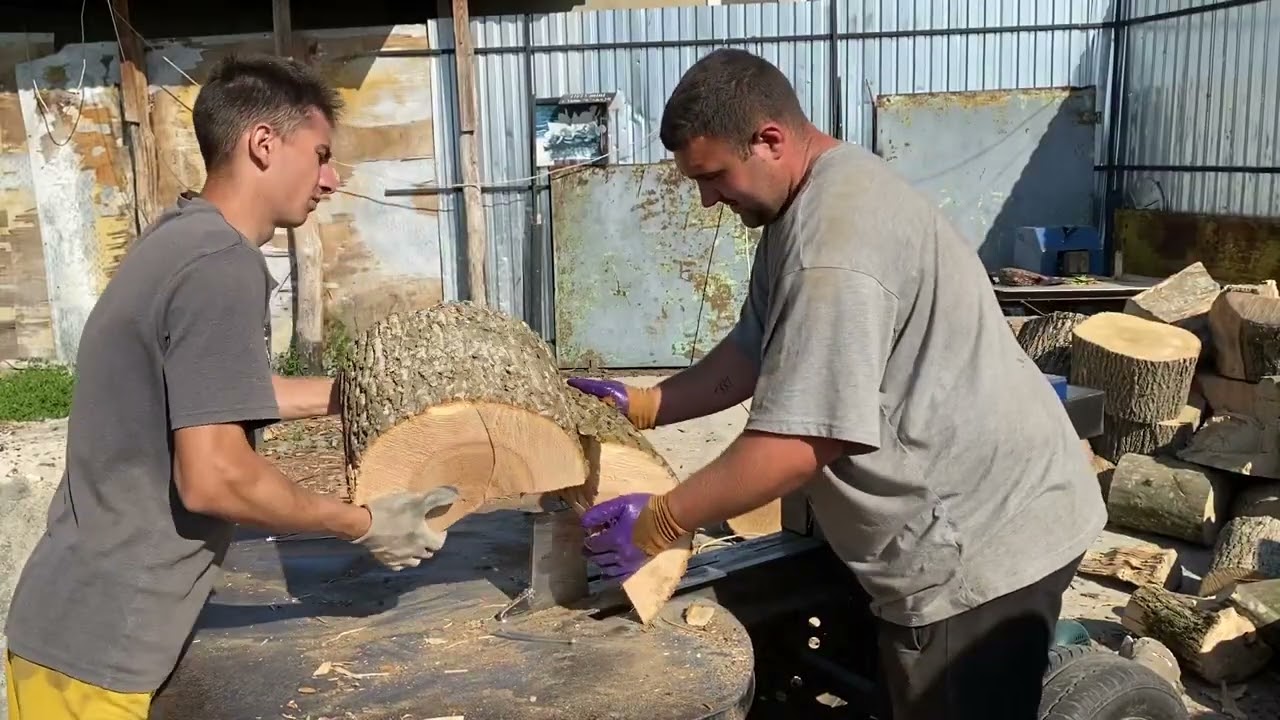 Massive Oak & Ash Splitting