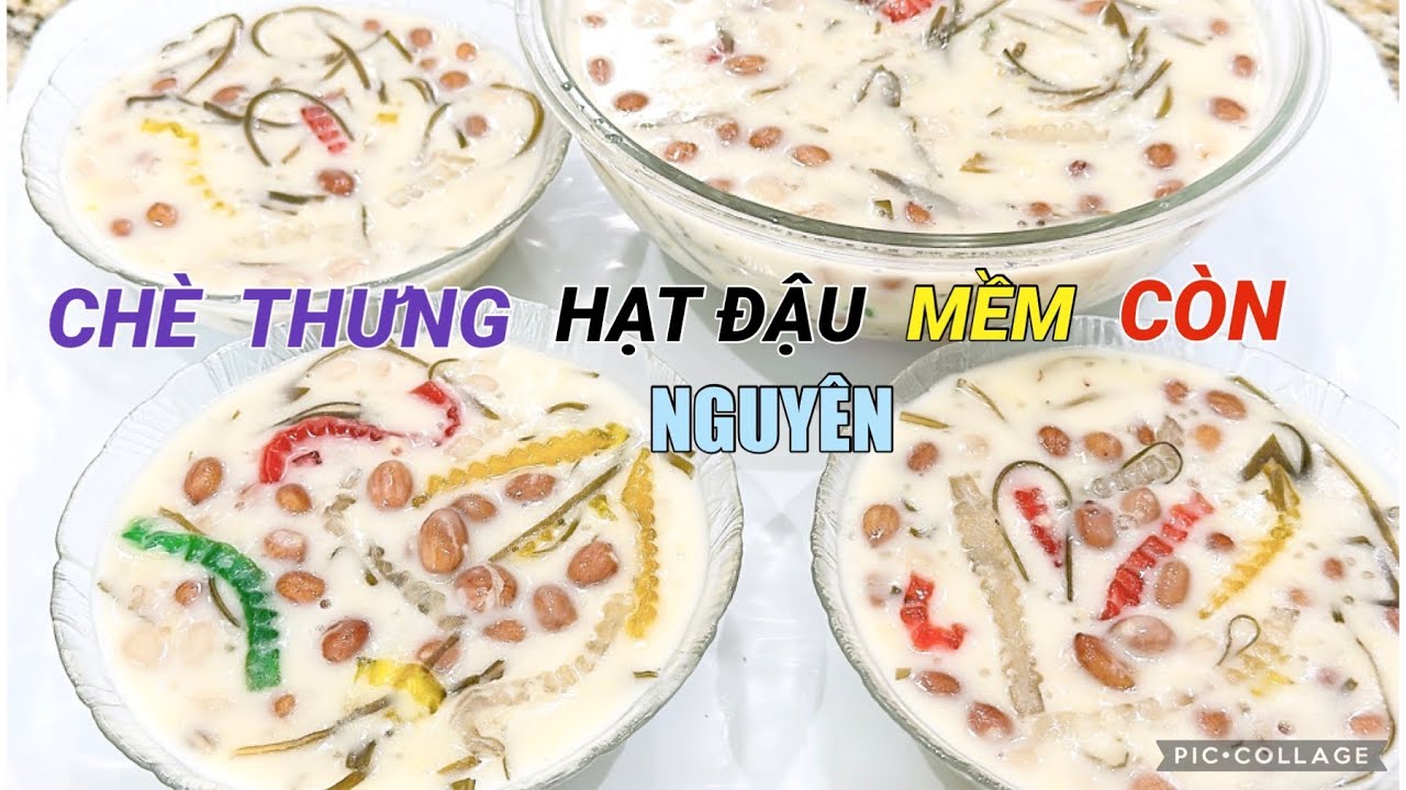 Chè Thưng Nấu theo cách này ĐẢM BẢO cực kỳ ngon ĐẶC BIỆT HẠT ĐẬU MỀM không bị cứng,béo ngon