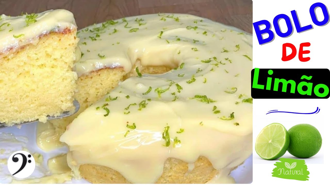 RECEITA DE BOLO DE LIMÃO SIMPLES E FOFINHO