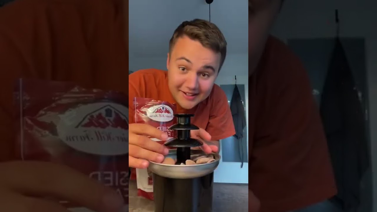 Ich teste meinen Schokobrunnen 😍